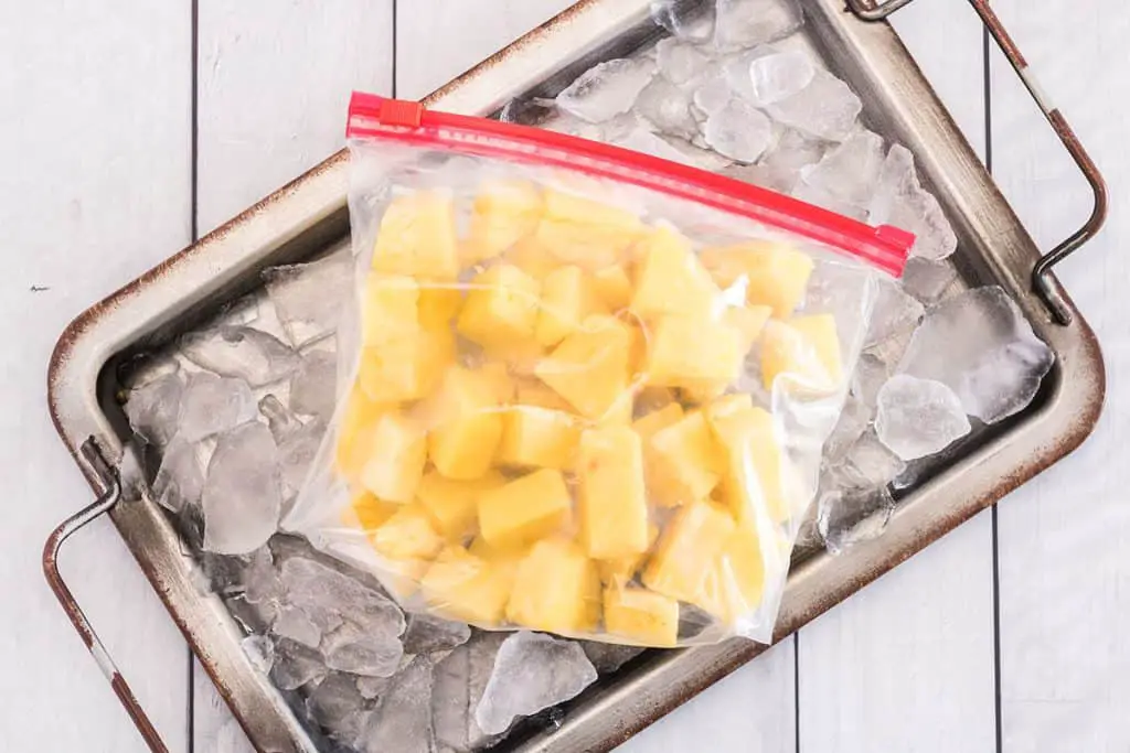frozen pineapple pieces How To Freeze Fresh & Canned Pineapple For Later Use Food Preservation