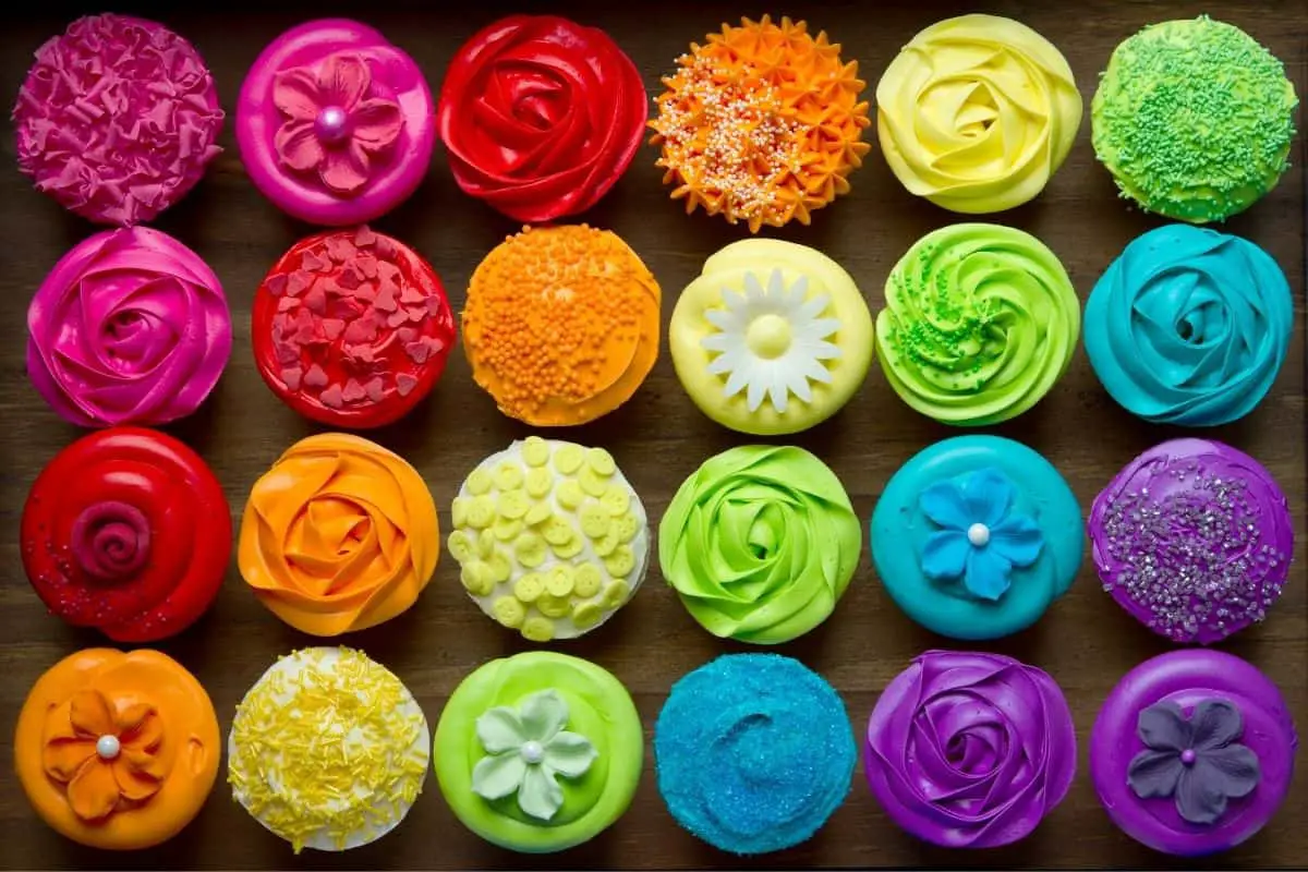 assorted rainbow cupcakes How to price cupcakes: How much should I charge for a cupcake? (Brokendown!) Baking & Sweets how to price cupcakes