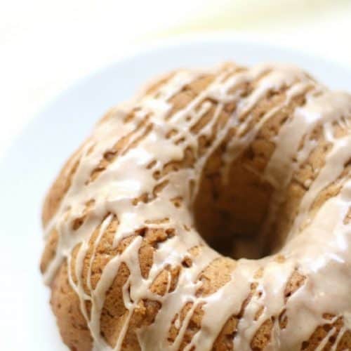 Gluten-Free Apple Butter Bundt Cake with Cinnamon Glaze