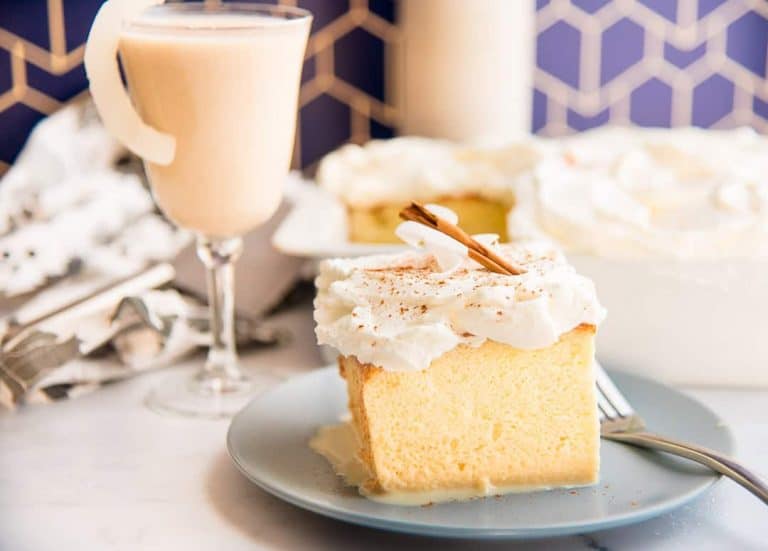 Coquito Tres Leches Coconut and Rum Tres Leches Cake