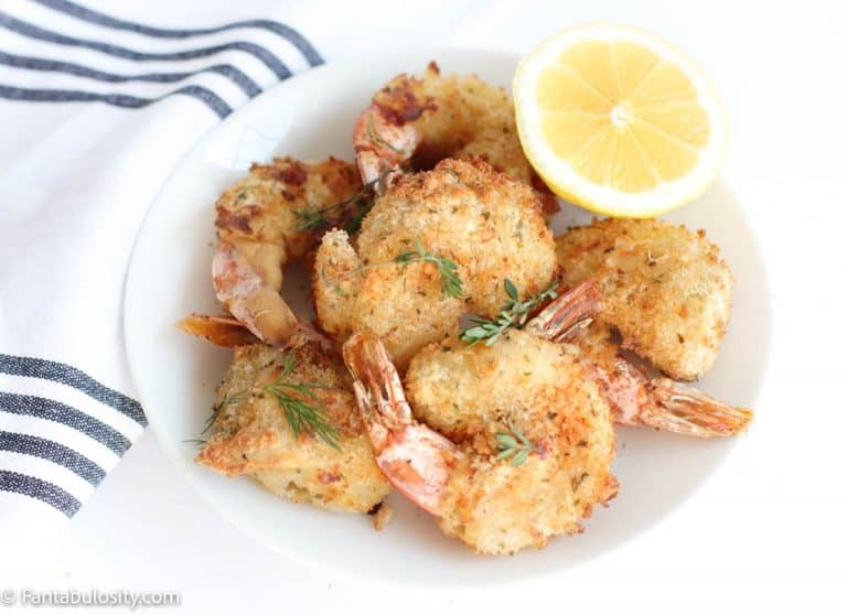 Air Fryer Fried Shrimp with Cocktail Sauce