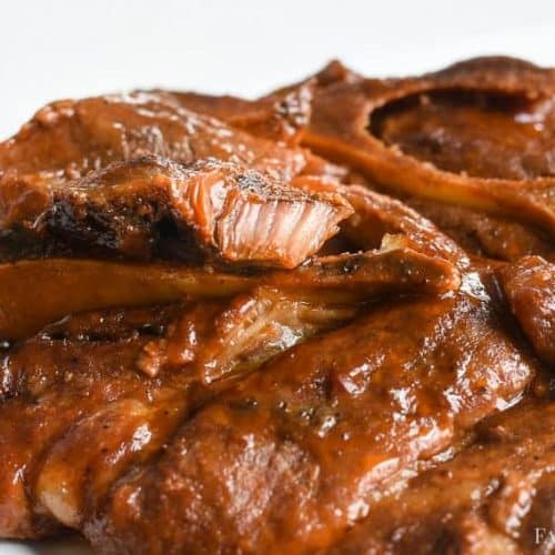 BBQ Pork Steaks in the Slow Cooker