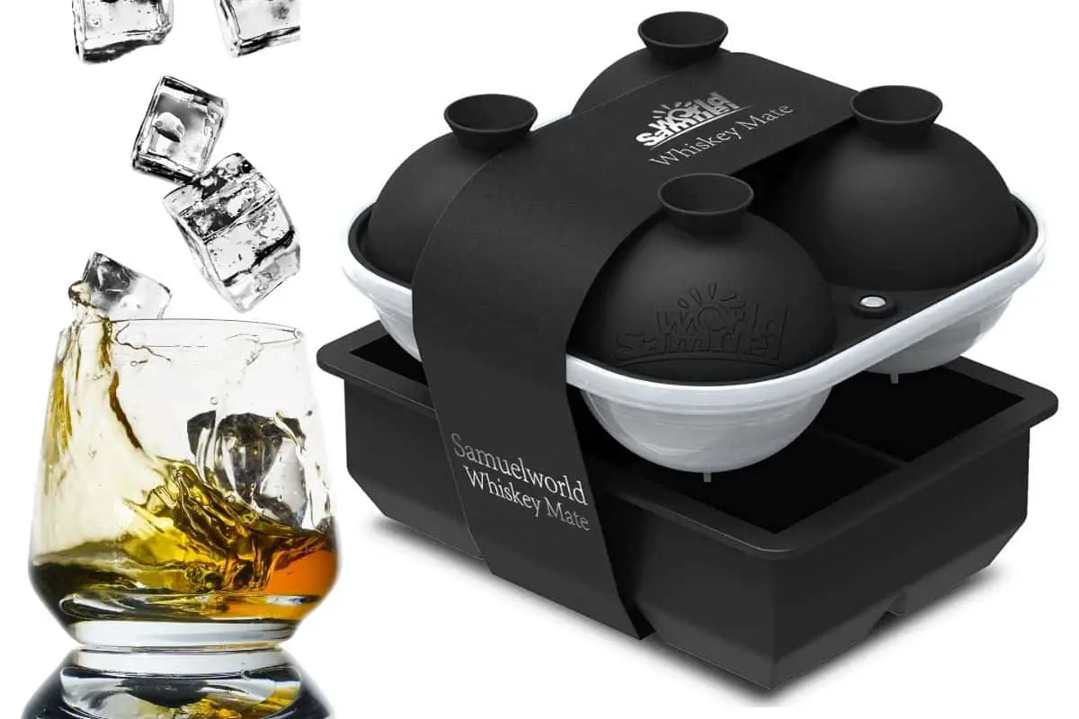 ice cube and ball mold for whiskey samuelworld How to Make Crystal Clear Ice Balls (or Cubes) at Home Kitchen Tools & Accessories