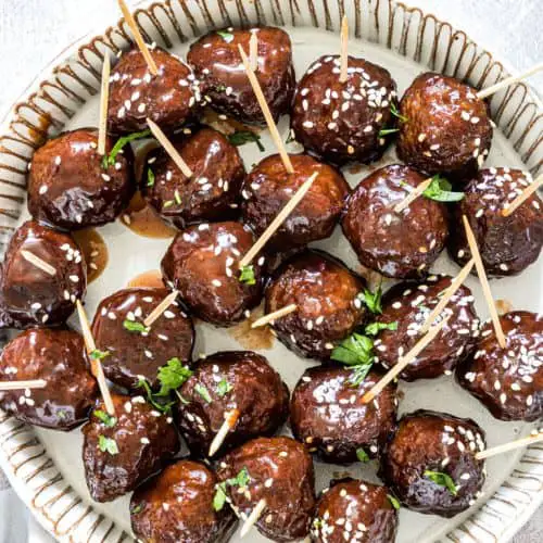 Slow Cooker Grape Jelly Meatballs