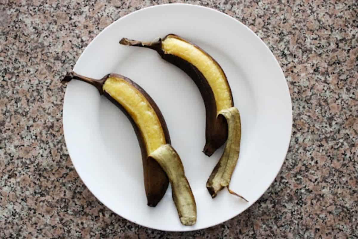 how to ripen bananas quickly in the air fryer How to ripen bananas quickly (10 Min!) For Banana Bread Baking & Sweets