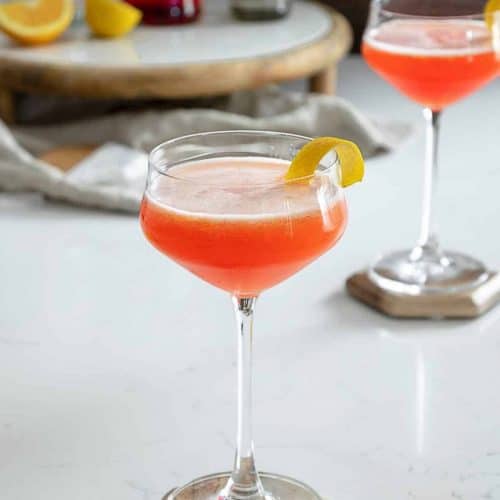Gin Aperol Sour Cocktail