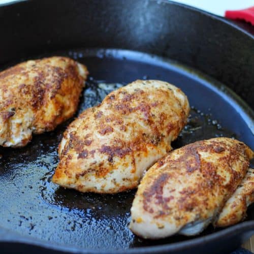 Juicy chicken breasts