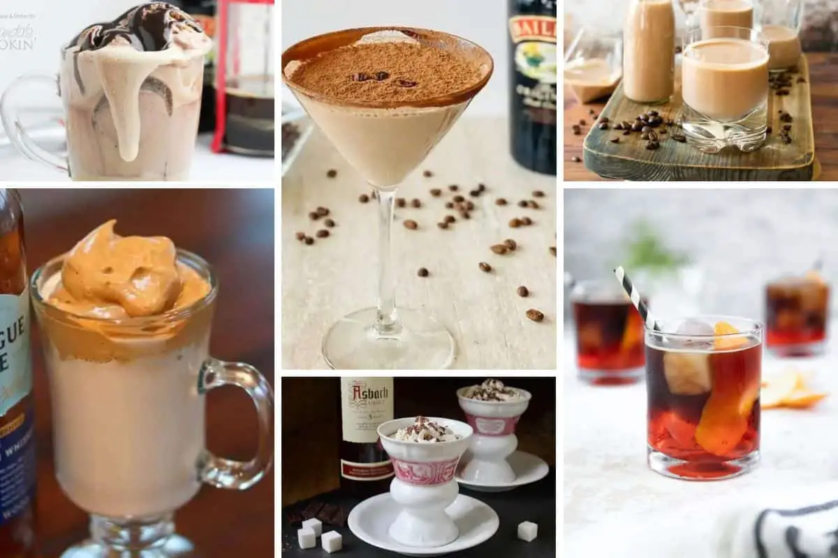 alcoholic drinks with coffee recipes