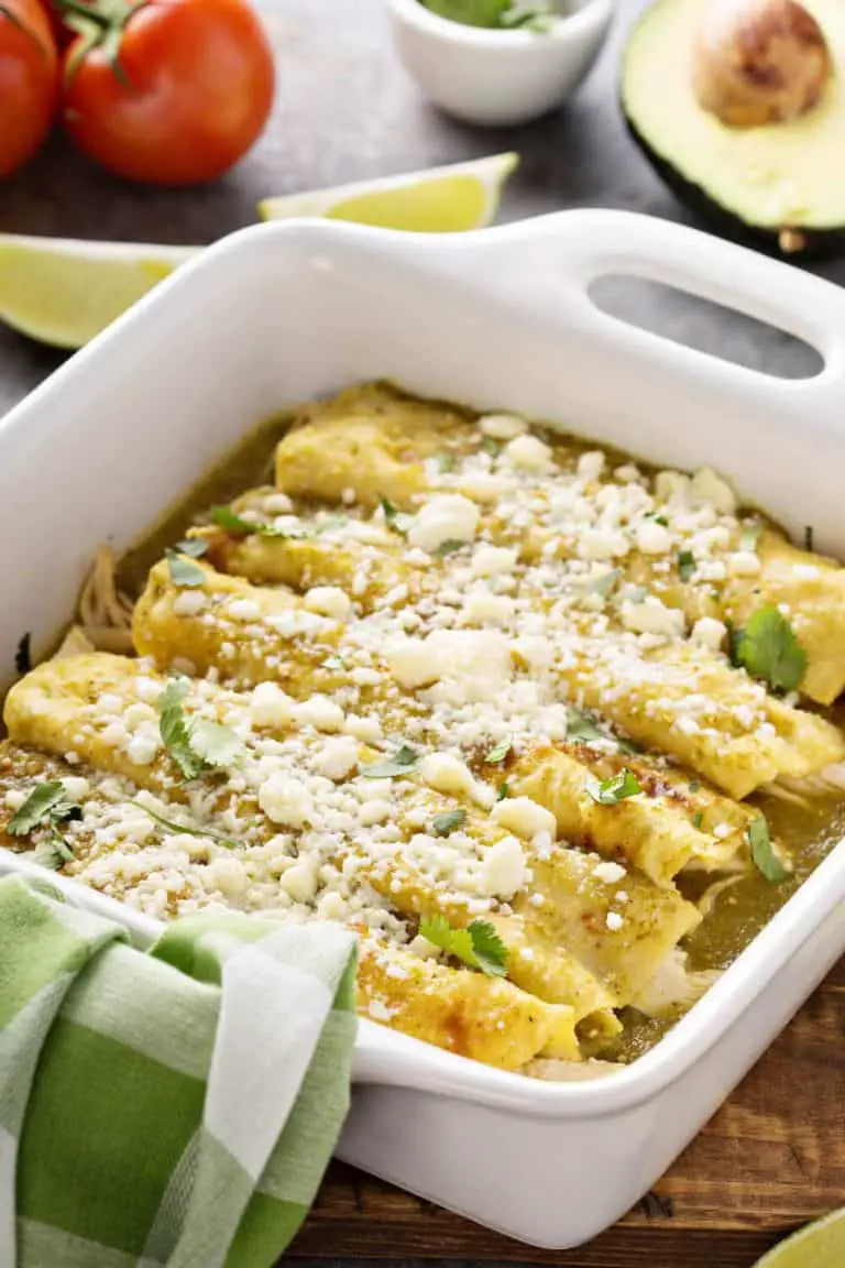 enchiladas verdes 2x3 1 33 recipes that go with cilantro lime rice Meals